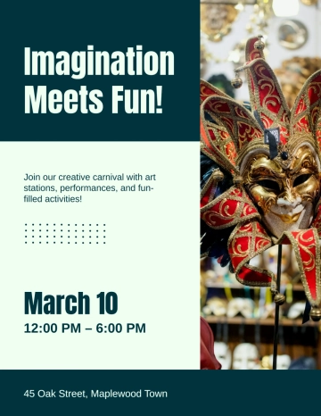 Free Creative Carnival Flyer Template to Edit Online