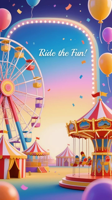 Free Carnival Wallpaper Template to Edit Online