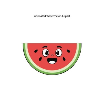 Free Animated Watermelon Vector Clipart (PNG, SVG) to Edit Online