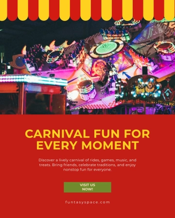 Free Carnival Facebook Post Template to Edit Online