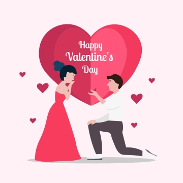 Free Engagement Valentines Day Clip Art Templates to Edit Online