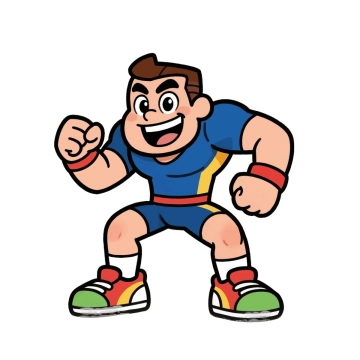 Free Athlete Mascot to Edit Online
