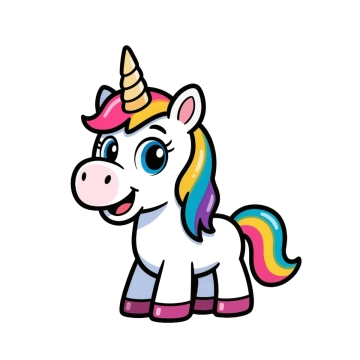 Free Unicorn Mascot to Edit Online