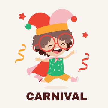 Free Happy Kids Carnival Day Clip Art Templates to Edit Online