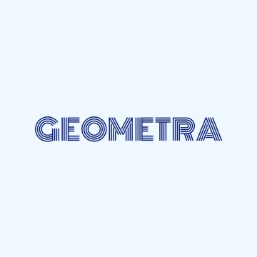 Free Geometric Text Name Logo to Edit Online