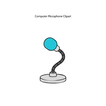 Free Computer Microphone Vector Clipart (PNG, SVG) to Edit Online