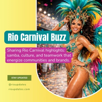 Free Rio Carnival Linkedin Post Template to Edit Online