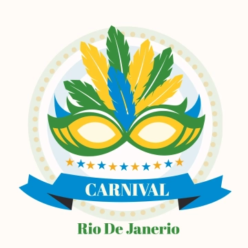 Free Rio Carnival Mask Clip Art Templates to Edit Online