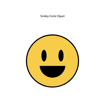 Free Smiley Circle Vector Clipart (PNG, SVG) to Edit Online