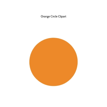 Free Orange Circle Vector Clipart (PNG, SVG) to Edit Online