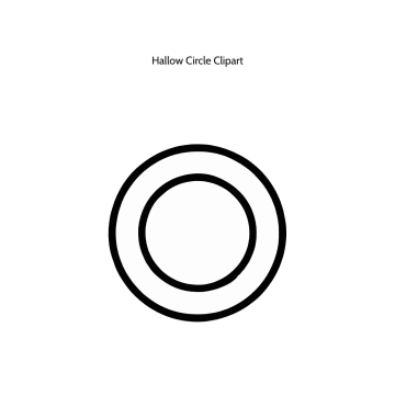 Free Hollow Circle Vector Clipart (PNG, SVG) to Edit Online