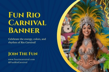 Free Fun Rio Carnival Banner Template to Edit Online