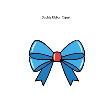 Free Double Ribbon Vector Clipart (PNG, SVG) to Edit Online