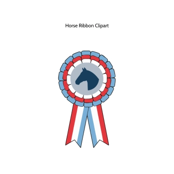 Free Horse Ribbon Vector Clipart (PNG, SVG) to Edit Online