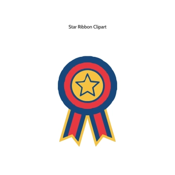 Free Star Ribbon Vector Clipart (PNG, SVG) to Edit Online