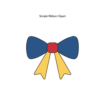 Free Simple Ribbon Vector Clipart (PNG, SVG) to Edit Online