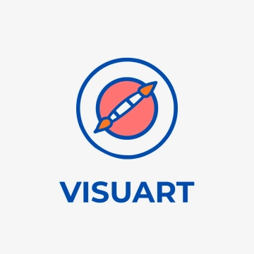 Free Visual Arts Logo to Edit Online