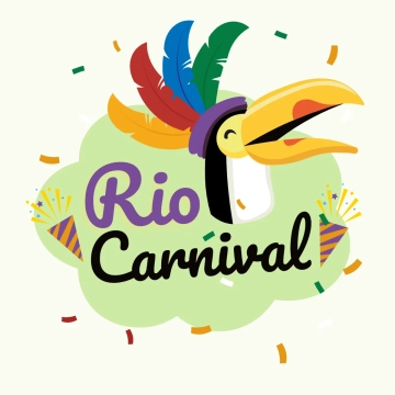 Free Rio Carnival Bird Head Clip Art Templates to Edit Online