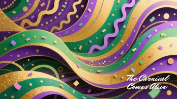 Free Mardi Gras Colorful Background Template to Edit Online