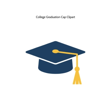 Free College Graduation Cap Vector Clipart (PNG, SVG) to Edit Online