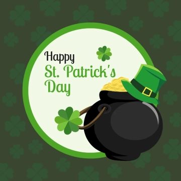 Free St. Patrick's Day Circle Clip Art Templates to Edit Online