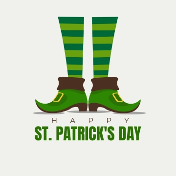Free St. Patrick's Day Feet and Shoes Clip Art Templates to Edit Online
