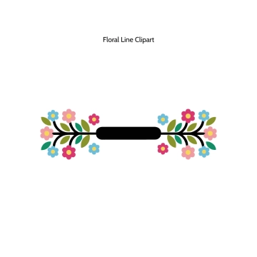 Free Floral Line Vector Clipart (PNG, SVG) to Edit Online