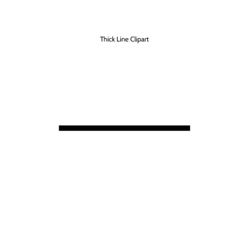 Free Thick Line Vector Clipart (PNG, SVG) to Edit Online