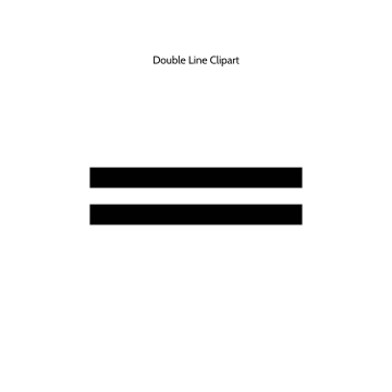 Free Double Line Vector Clipart (PNG, SVG) to Edit Online
