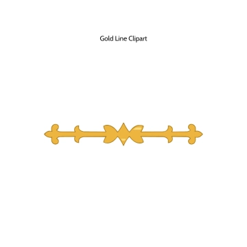 Free Gold Line Vector Clipart (PNG, SVG) to Edit Online