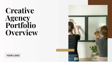 Free Creative Agency Portfolio Deck to Edit Online