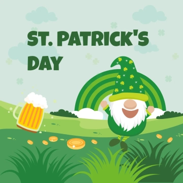 Free St. Patrick's Day Garden Clip Art Templates to Edit Online