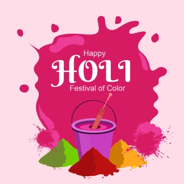 Free Holi Festival Celebration Clip Art Templates to Edit Online