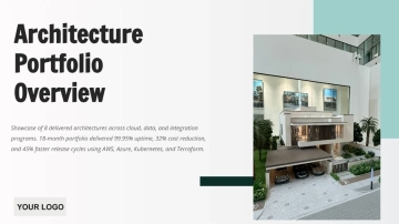 Free Architecture Portfolio Presentation to Edit Online