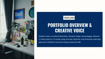 Free Art & Illustrator Portfolio Template to Edit Online