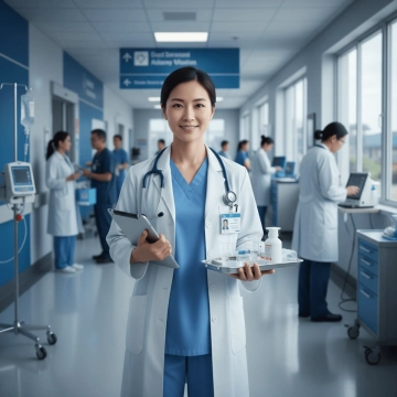 Free Nurse In Hospital to Edit Online