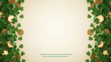 Free Festive St. Patrick's Day Background Template to Edit Online
