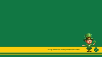 Free Minimalist St. Patrick's Day Background Template to Edit Online