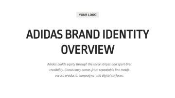 Free Adidas Brand Identity Deck to Edit Online