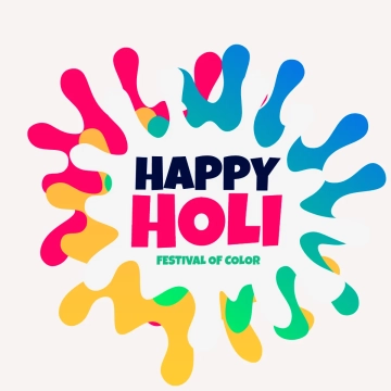 Free Holi Festival Colorful Splash Clip Art Templates to Edit Online