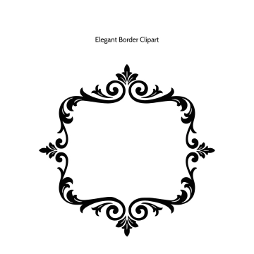 Free Elegant Border Vector Clipart (PNG, SVG) to Edit Online