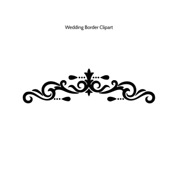 Free Wedding Border Vector Clipart (PNG, SVG) to Edit Online
