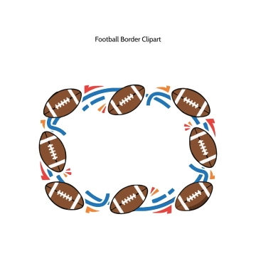Free Football Border Vector Clipart (PNG, SVG) to Edit Online