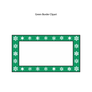 Free Green Border Vector Clipart (PNG, SVG) to Edit Online