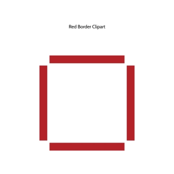 Free Red Border Vector Clipart (PNG, SVG) to Edit Online