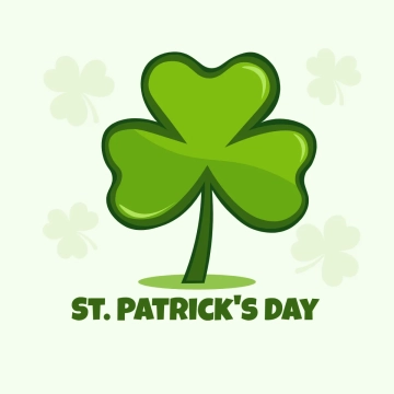 Free St. Patrick's Day Four Leaf Clover Clip Art Templates to Edit Online