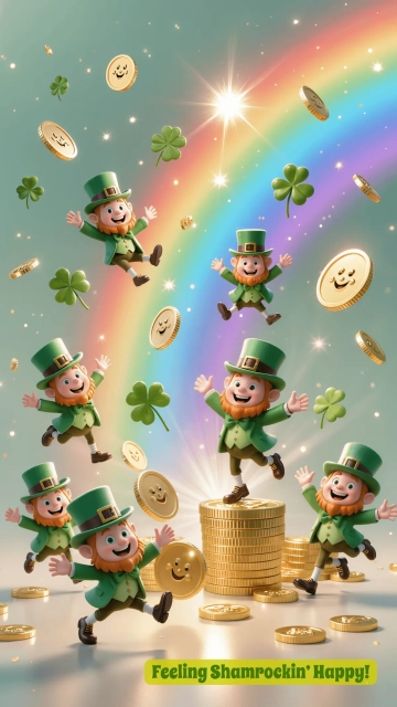 Free St. Patrick's Day Cute Wallpaper Template to Edit Online
