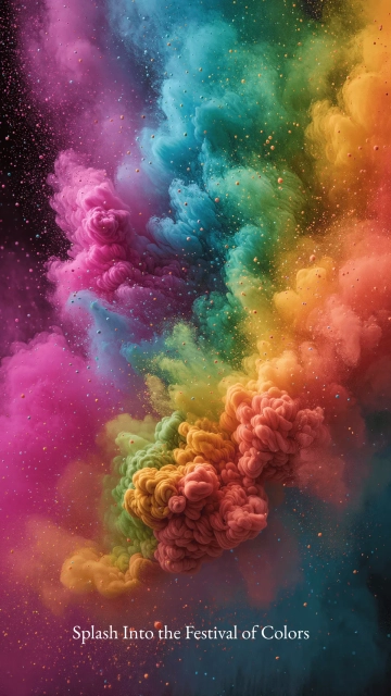 Free Color Festival Wallpaper Template to Edit Online