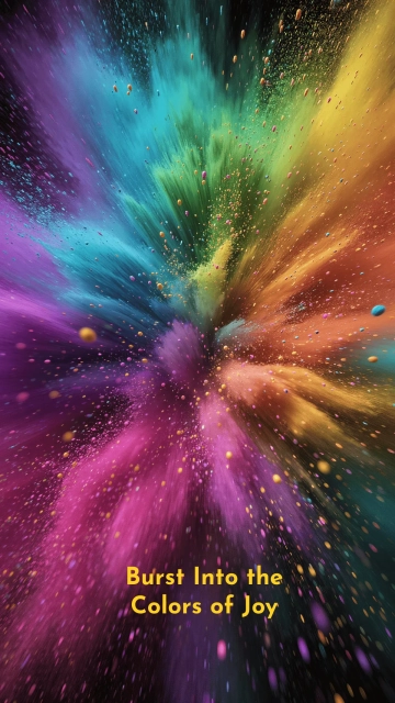 Free Holi Color Burst Wallpaper Template to Edit Online