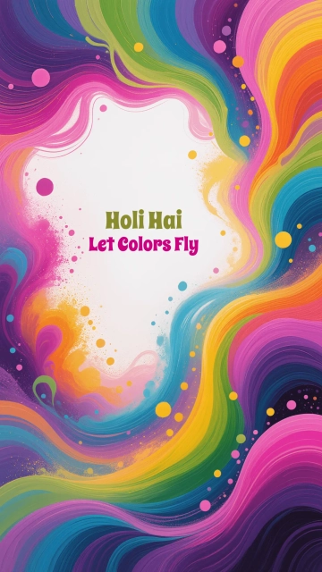 Free Artistic Holi Wallpaper Template to Edit Online
